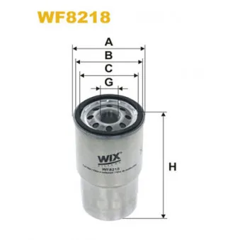 Filtre à carburant WIX FILTERS WF8218
