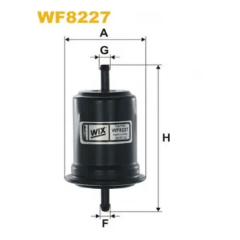 Filtre à carburant WIX FILTERS WF8227