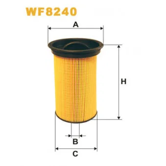 WIX FILTERS WF8240 - Filtre à carburant