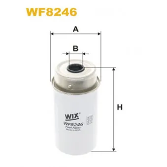 Filtre à carburant WIX FILTERS OEM ADF122315