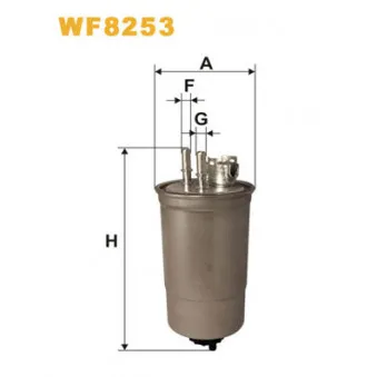 Filtre à carburant WIX FILTERS WF8253