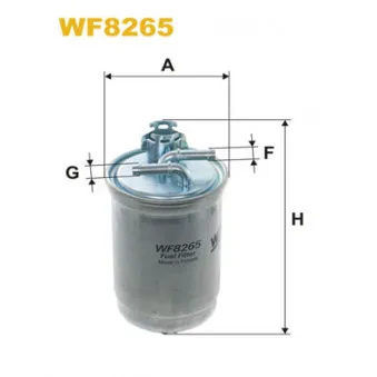 Filtre à carburant WIX FILTERS WF8265