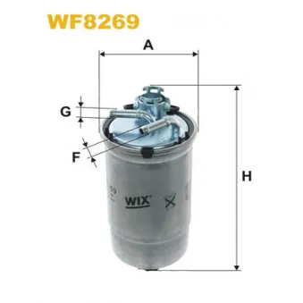 Filtre à carburant WIX FILTERS WF8269