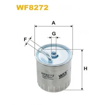 Filtre à carburant WIX FILTERS WF8272