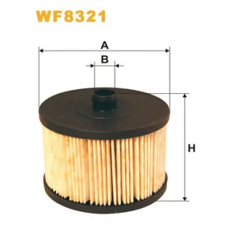 WIX FILTERS WF8321 - Filtre à carburant