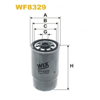 Filtre à carburant WIX FILTERS [WF8329]
