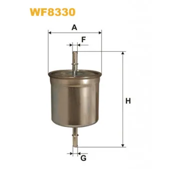 Filtre à carburant MANN-FILTER WK 822/2