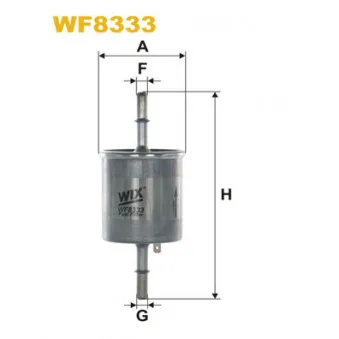 Filtre à carburant WIX FILTERS WF8333