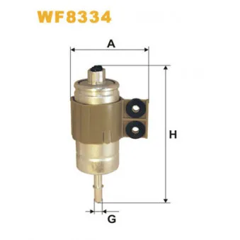 Filtre à carburant WIX FILTERS WF8334