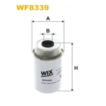 Filtre à carburant WIX FILTERS OEM ADF122316
