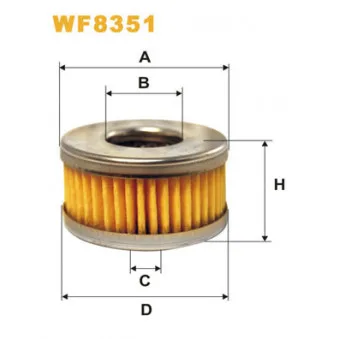 WIX FILTERS WF8351 - Filtre à carburant