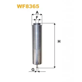 Filtre à carburant WIX FILTERS WF8365