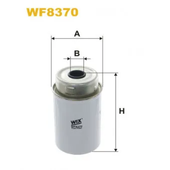 Filtre à carburant WIX FILTERS WF8370 pour FORD TRANSIT 2.4 TD - 75cv