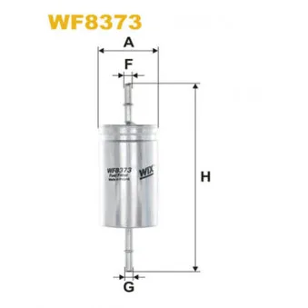 Filtre à carburant WIX FILTERS WF8373