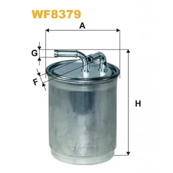 Filtre à carburant WIX FILTERS WF8379