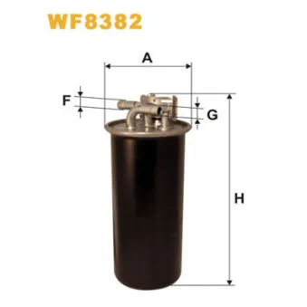 Filtre à carburant WIX FILTERS OEM 4F0127435A
