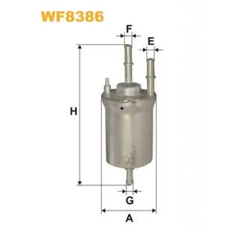 Filtre à carburant WIX FILTERS OEM V10-0660