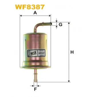 Filtre à carburant WIX FILTERS OEM 0K08A20490A
