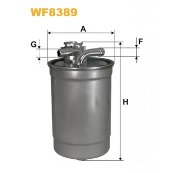 Filtre à carburant WIX FILTERS WF8389