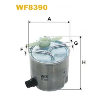 Filtre à carburant WIX FILTERS WF8390