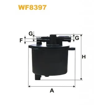 Filtre à carburant WIX FILTERS WF8397
