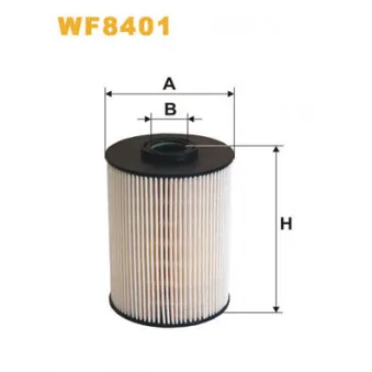 Filtre à carburant WIX FILTERS WF8401 pour CITROEN C5 2.7 HDI - 204cv