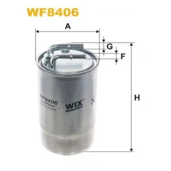 WIX FILTERS WF8406 - Filtre à carburant
