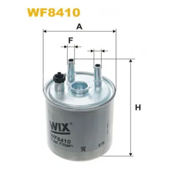 Filtre à carburant WIX FILTERS WF8410