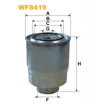 Filtre à carburant WIX FILTERS WF8419
