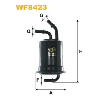 Filtre à carburant WIX FILTERS WF8423
