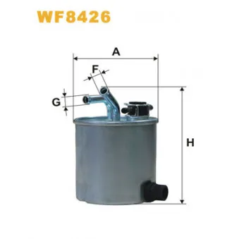 Filtre à carburant WIX FILTERS WF8426