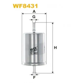 WIX FILTERS WF8431 - Filtre à carburant