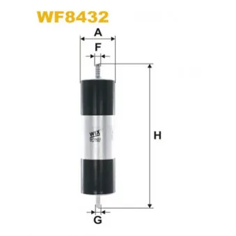 Filtre à carburant WIX FILTERS WF8432