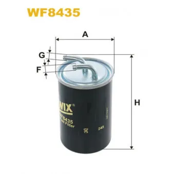 Filtre à carburant WIX FILTERS WF8435