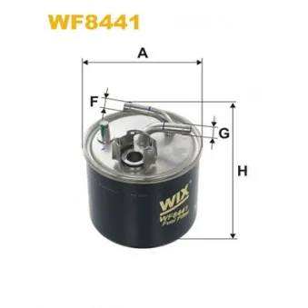 Filtre à carburant WIX FILTERS WF8441