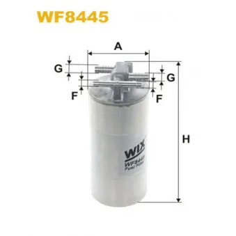 Filtre à carburant WIX FILTERS WF8445
