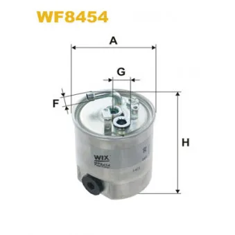 Filtre à carburant WIX FILTERS OEM 05080477AB