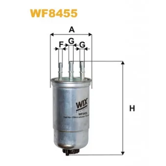 Filtre à carburant WIX FILTERS WF8455