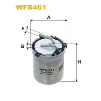 Filtre à carburant WIX FILTERS WF8461