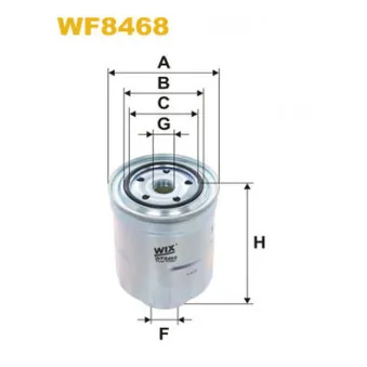 Filtre à carburant WIX FILTERS WF8468