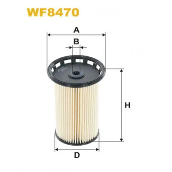 Filtre à carburant WIX FILTERS WF8470
