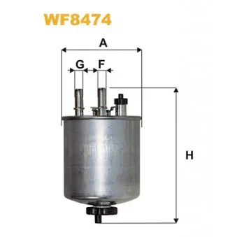 Filtre à carburant WIX FILTERS WF8474