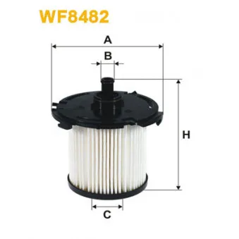 Filtre à carburant WIX FILTERS WF8482 pour FORD TRANSIT 2.2 TDCi - 100cv