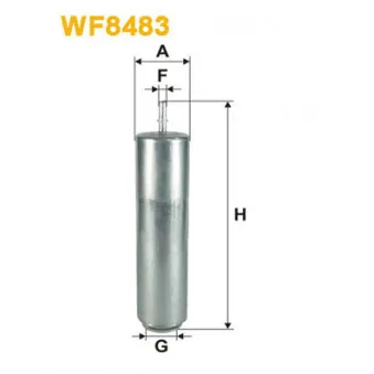 Filtre à carburant WIX FILTERS WF8483