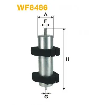 Filtre à carburant WIX FILTERS WF8486