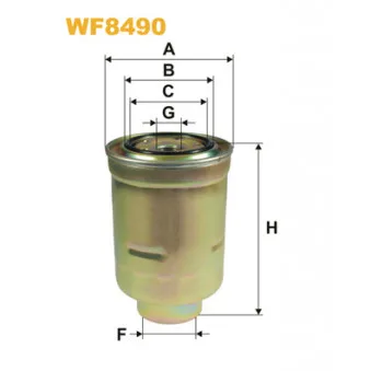 Filtre à carburant WIX FILTERS WF8490