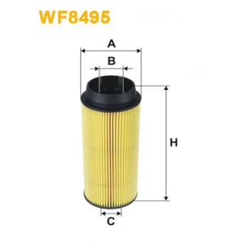 Filtre à carburant WIX FILTERS WF8495 pour FUSO (MITSUBISHI) CANTER 7C18 - 175cv