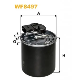 Filtre à carburant WIX FILTERS [WF8497]