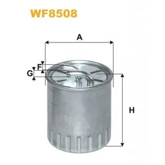 Filtre à carburant WIX FILTERS OEM BSG 62-130-002