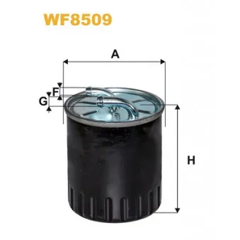 Filtre à carburant WIX FILTERS WF8509